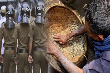 பொலிஸாரின் அதிரடி நடவடிக்கை ; இரத்தினக்கல் அகழ்வில் ஈடுபட்டிருந்த இருவர் கைது