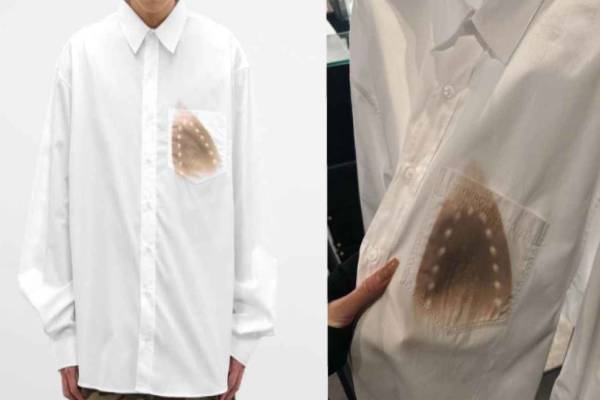 இந்த எரிந்த சட்டையின் விலை எவ்வளவு தெரியுமா? | White Shirt With Design That Heated Iron Box Price