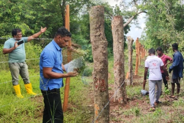 வெல்கம் விகாரை வனப்பகுதி காணிகளை கம்பெனிகளுக்கு வழங்க வேண்டாம்: கிராம மக்கள் ஆர்ப்பாட்டம் (Photos)