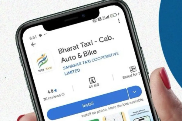 பாரத் டாக்ஸியை அறிமுகப்படுத்திய இந்திய அரசு - பயணிகள் ஓட்டுநர்களான சிறப்பம்சங்கள் | Govt Backed Bharat Taxi Launched In Delhi Price
