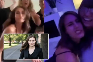 போதையில் ஆட்டம் போடும் பின்லாந்தின் இளம் பெண் பிரதமர்: வைரல் வீடியோ