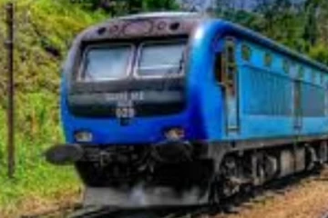 දුම්රියක් පීලි පනී..