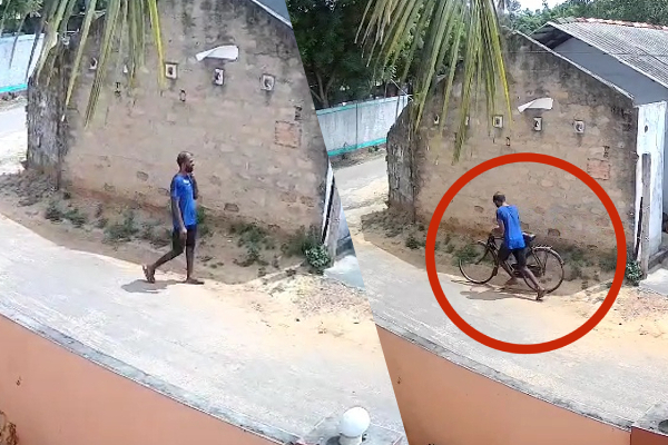 யாழில் சூட்சுமமாக துவிச்சக்கர வண்டி திருட்டில் ஈடுபட்ட நபர் | Bicycle Stolen From Private Institution In Jaffna யாழில் சூட்சுமமாக துவிச்சக்கர வண்டி திருட்டில் ஈடுபட்ட நபர் | Bicycle Stolen From Private Institution In Jaffna