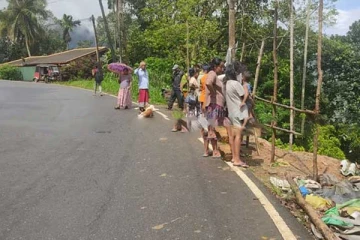 திடீரென இடிந்து வீழ்ந்த மூன்று மாடி கட்டிடம்!