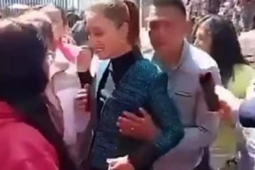 பொது இடத்தில் மெக்சிகோ பெண் ஜனாதிபதியிடம் அத்துமீறிய நபர்