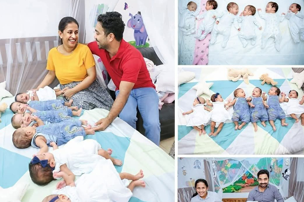 வரலாற்றுச் சிறப்புமிக்க பிரசவம் ; கொழும்பில் ஒரே பிரசவத்தில் ஆறு குழந்தைகளைப் பெற்ற தாய் | Mother Gives Birth Six Children Delivery Colombo