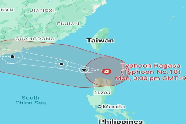 ஹொங்கொங், தெற்கு சீனாவை நோக்கி நகரும் ரகசா புயல் | Typhoon Rakshasa Moving Hong Kong Southern China