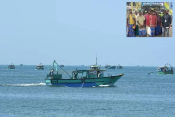 இலங்கை சிறையிலிருந்து இந்திய மீனவர்கள் 15 பேர் விடுதலை: சென்னை விமான நிலையம் வருகை