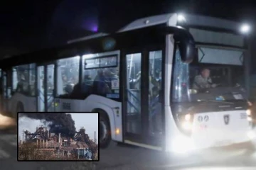 மரியுபோல் ஆலையில் இருந்து...பேருந்து  வெளியேறிய உக்ரைனிய வீரர்கள்: அமைச்சர் அறிவிப்பு