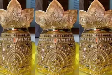 கோயில் நன்கொடையாக 20 சவரன் தங்க கிரீடம்! அள்ளிக் கொடுத்த கோயம்புத்தூர் தம்பதிகள்