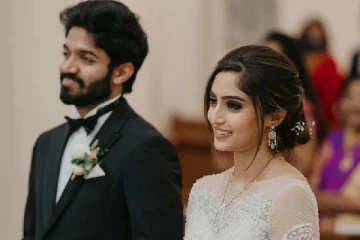 ரொமான்டிக் ஹனிமூனில் பிகில் பட நடிகை ரெபா மோனிகா.. அழகிய ஜோடியின் புகைப்படங்கள்