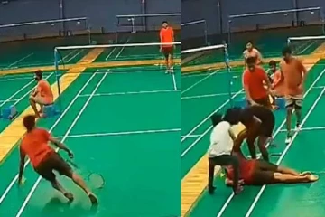 விளையாடும்போது மாரடைப்பு ஏற்பட்டு இளைஞர் மரணம்.., வீடியோ வெளியாகி அதிர்ச்சி