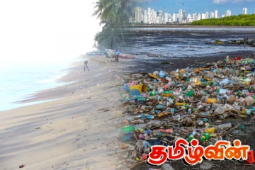 இலங்கை கடற்கரைகளில் இந்தியாவின் பிளாஸ்டிக் கழிவுகள்