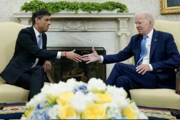 அமெரிக்கா-பிரித்தானியா இடையே புதிய ஒப்பந்தம்: ரிஷி சுனக், ஜோ பைடன் முன்னிலையில் வெளியீடு