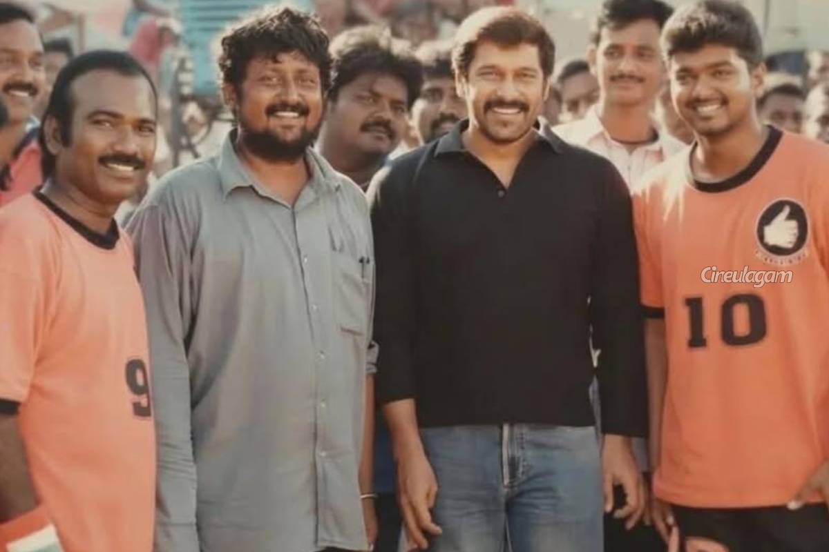 விஜய்யின் கில்லி படப்பிடிப்பு தளத்தில் நடிகர் விக்ரம்.. இதுவரை வெளிவராத சூப்பர் போட்டோ | Actor Vikram In Vijay Ghilli Movie Set Unseen