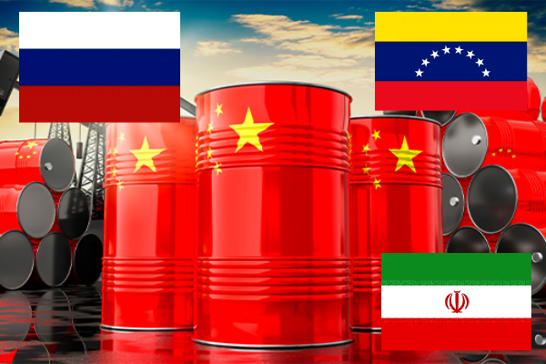 China cheap oil imports, China Venezuela Iran Russia oil imports, China oil imports geopolitical challenges, China crude oil sanctions impact, China oil imports from Venezuela and Iran