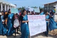 முல்லைத்தீவில் இன்று இடம்பெற்ற பேரணி