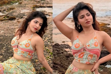 கடற்கரையில் ஹாட் உடையில் ஐஸ்வர்யா மேனன்.. கவர்ச்சி போட்டோஷூட்