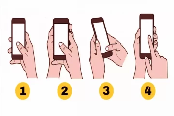 நீங்கள் தொலைபேசியை பிடிக்கும் முறை வைத்து உங்களை பற்றி கூறலாம்- நீங்கள் எப்படி?