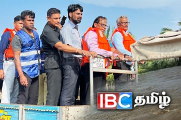 மன்னாரில் வெள்ளத்தால் பாதிக்கப்பட்ட இடங்களை பார்வையிட்ட வடக்கு ஆளுநர்!