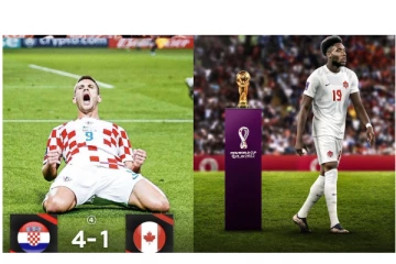 உலகக்கோப்பை கால்பந்து; கனடாவை வெளியேற்றிய குரோஷியா...! சோகத்தில் கனடா ரசிகர்கள்..!