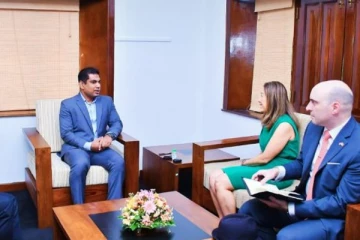 அமெரிக்க தூதுவரை சந்தித்த எரிசக்தி அமைச்சர்!