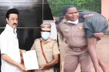 பெண் காவல் ஆய்வாளரை   பெருமைப்படுத்திய  முதலமைச்சர் மு.க.ஸ்டாலின்!