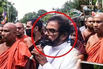 பௌத்த விகாரை நிர்மாணிப்பிற்கு ஆதரவாக களத்தில் குதித்த அருட்தந்தை ஜோர்ஜ்