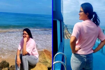 இலங்கை கடற்கரையில் மோனிங் வைப் கொடுக்கும் ரக்சிதா! அந்த அழகை நீங்களே பாருங்க