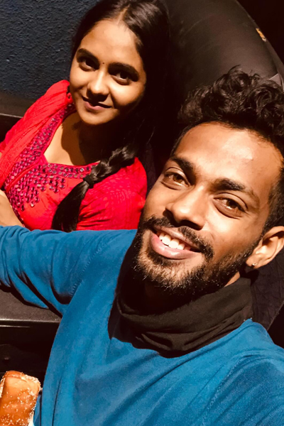 actress swetha and lover photos