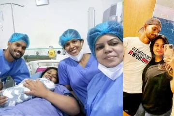 ධනංජයගේ සහ සඳුනිගේ පවුලට එකතු වූ අලුත්ම සිඟිති කුමාරිය..බුකිය කැළඹූ ඡායාරූපය මෙන්න...(PHOTOS)