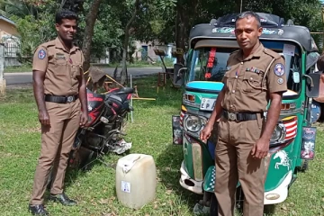 வவுணதீவில் 55,500 மில்லி லீட்டர் கசிப்புடன் மூவர் கைது (Video)