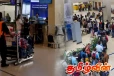 கட்டுநாயக்க விமான நிலையத்தில் ஏற்பட்டுள்ள கடும் நெருக்கடி நிலை