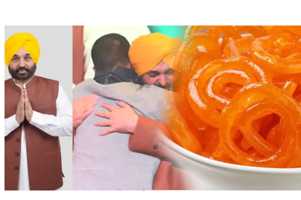 பக்வந்த் மன் வீட்டில் தயாராகும் பெரிய பெரிய ஜிலேபிகள் - ஆட்டம், பாட்டம் கொண்டாட்டம் | 5 State Election Results 2022 Bhagwant Mann