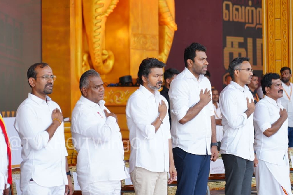 தமிழக வெற்றிக் கழக மாநாட்டில் விஜய் அறிவித்த 6 அதிரடித் தீர்மானங்கள் | Vijay Tvk Announces 6 Decisions