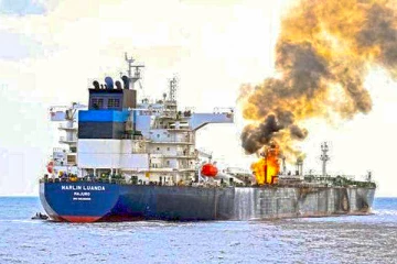 செங்கடலில் தாக்கப்பட்ட பிரித்தானிய கப்பல்