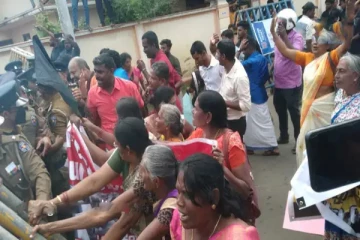 யாழ் வந்த ரணிலை எதிர்க்க துணிந்து போராடிய மக்கள்!