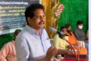 அரியணையில் யார் உட்காருவது ஆங்கிலமா? இந்தியா?  : கொந்தளித்த சு.வெங்கடேசன் எம்பி