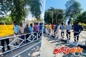 மன்னார் காற்றாலை திட்டத்திற்கு எதிராக மட்டக்களப்பில் போராட்டம்