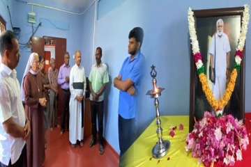 மன்னாரில் தியாகி சாந்தனுக்கு மலர் அஞ்சலி