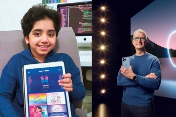 9 வயது இந்திய பெண்ணை வாழ்த்திய ஆப்பிள் CEO: iOS செயலியை உருவாக்கி அசத்தல்