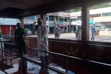 இராணுவத்தால் தொற்று நீக்கும் செயற்பாடு பரவலாக முன்னெடுப்பு