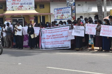 சிறுமி ஆயிஷாவின் மரணத்திற்கு நீதி கோரி போராட்டம் முன்னெடுப்பு (Photos)