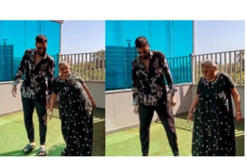 புஷ்பா பட  'ஸ்ரீவள்ளி' பாடலுக்கு பாட்டியுடன் செம்ம ஆட்டம் போட்ட ஹர்திக் பாண்டியா - வைரலாகும் வீடியோ