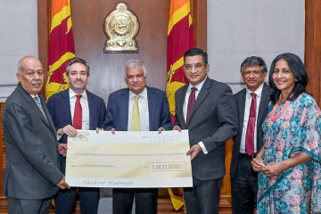 காசா சிறுவர்களுக்கு இலங்கை அரசிடமிருந்து ஒரு மில்லியன் அரெிக்க டொலர்