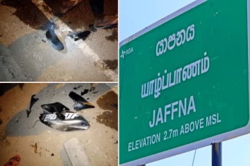 யாழில் இளம் பெண் மீது மோதி விபத்தை ஏற்படுத்திய இளைஞர் தப்பியோட்டம்..!(படங்கள்)