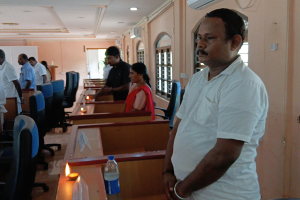 கரைச்சி பிரதேச சபையில் மாவீரர்களுக்கு நினைவு அஞ்சலி | Tribute To Heroes At Karaichi Pradeshiya Sabha