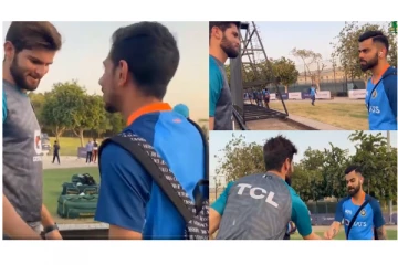காயம் அடைந்த பாகிஸ்தான் வீரர் ஷாஹீன் அஃப்ரிடியிடம் நலம் விசாரித்த இந்திய வீரர்கள் - வைரலாகும் வீடியோ