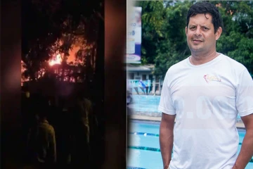 ஜனாதிபதியின் வீட்டிற்கு தீ வைக்கப்பட்ட சம்பவம்: பிரபல நீச்சல் வீரர் ஜூலியன் பொலிங்கிடம் விசாரணை