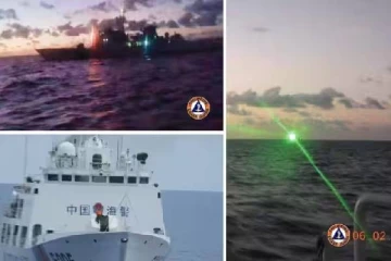 பயங்கர லேசர் ஒளிகளை பயன்படுத்தும் சீனா: பிலிப்பைன்ஸ் குற்றச்சாட்டு